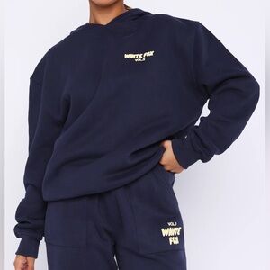 EUC White Fox Offstage Hoodie